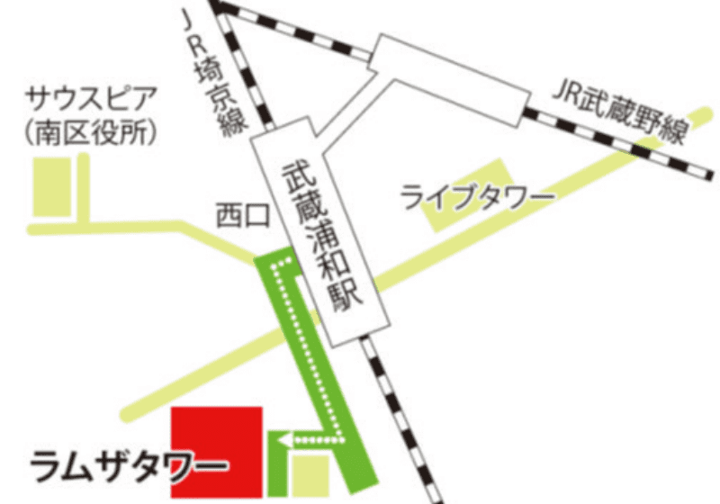ラムザタワー地図
